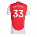 Maillot de foot Arsenal Riccardo Calafiori #33 Domicile vêtements 2024-25 Manches Courtes